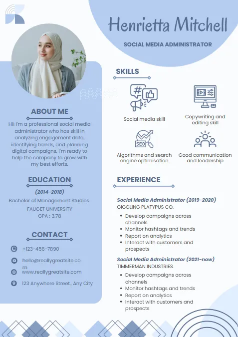 Nursing CV Design N7